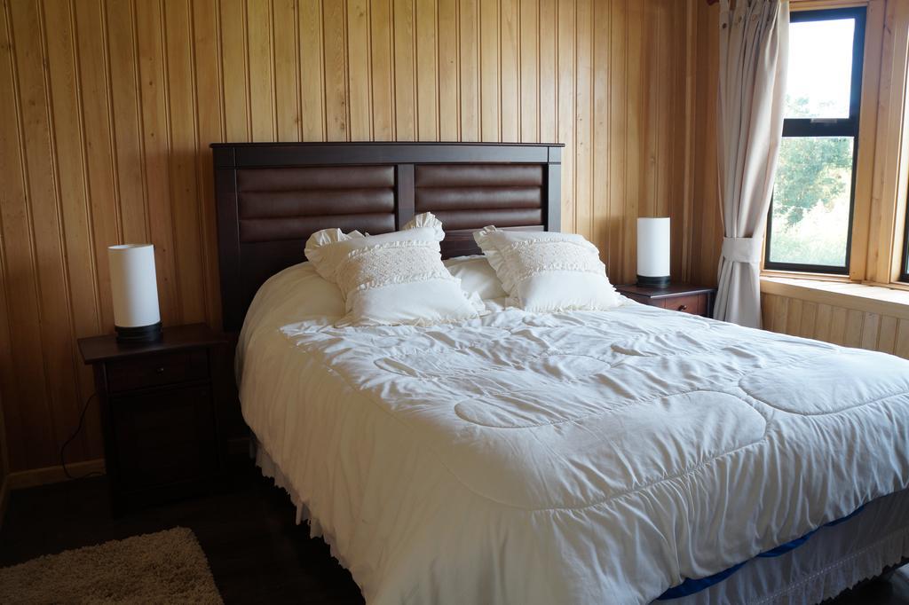 Cabanas Vista Tranquila Chiloe Castro Quarto foto